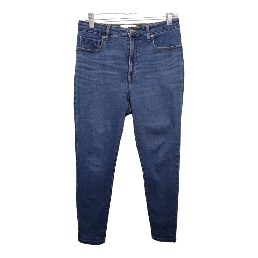 Everlane Curvy High Rise Skinny Crop Medium Wash Jean Size 29